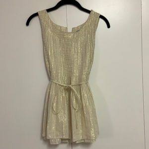 Anthropologie Skirted Shell Top